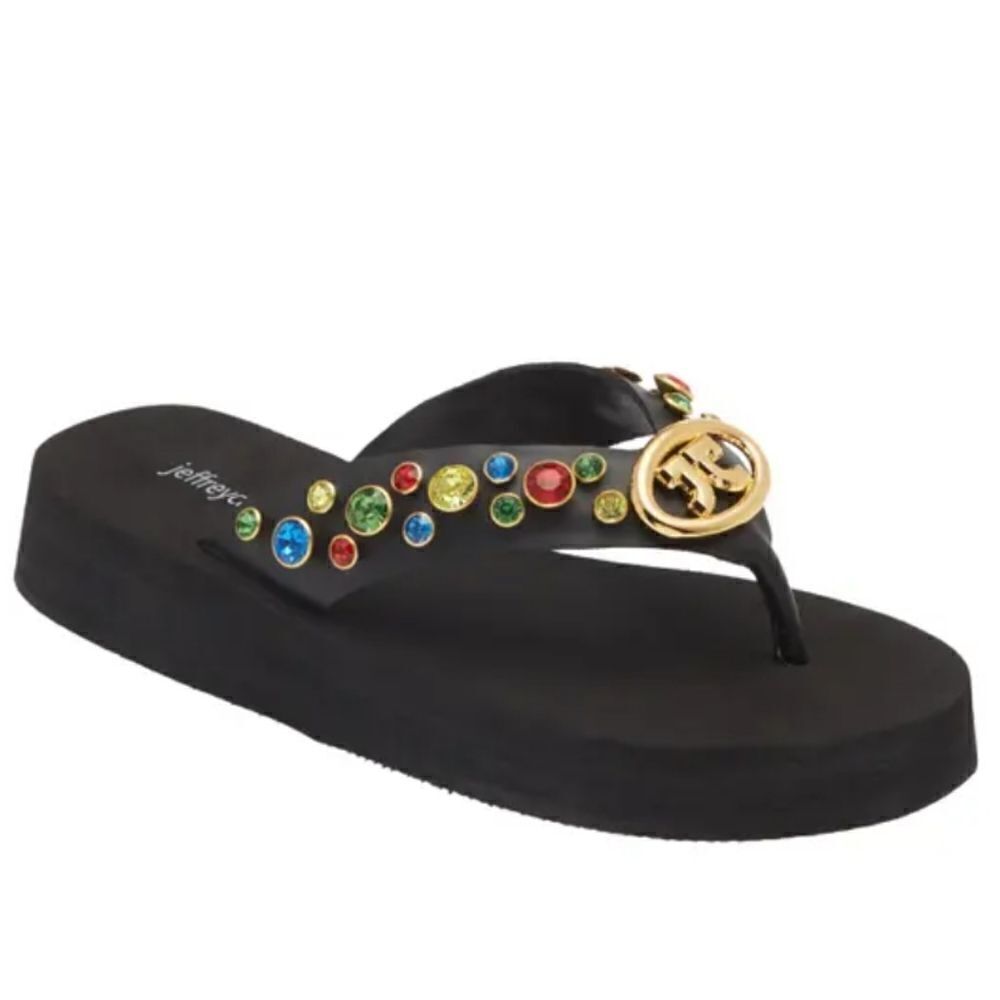 NWOB Jeffrey Campbell Jewel flip flops